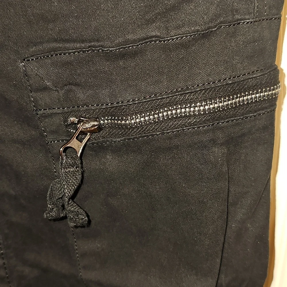 City Boy Men's Black Jogger Pants with Zip Pockets